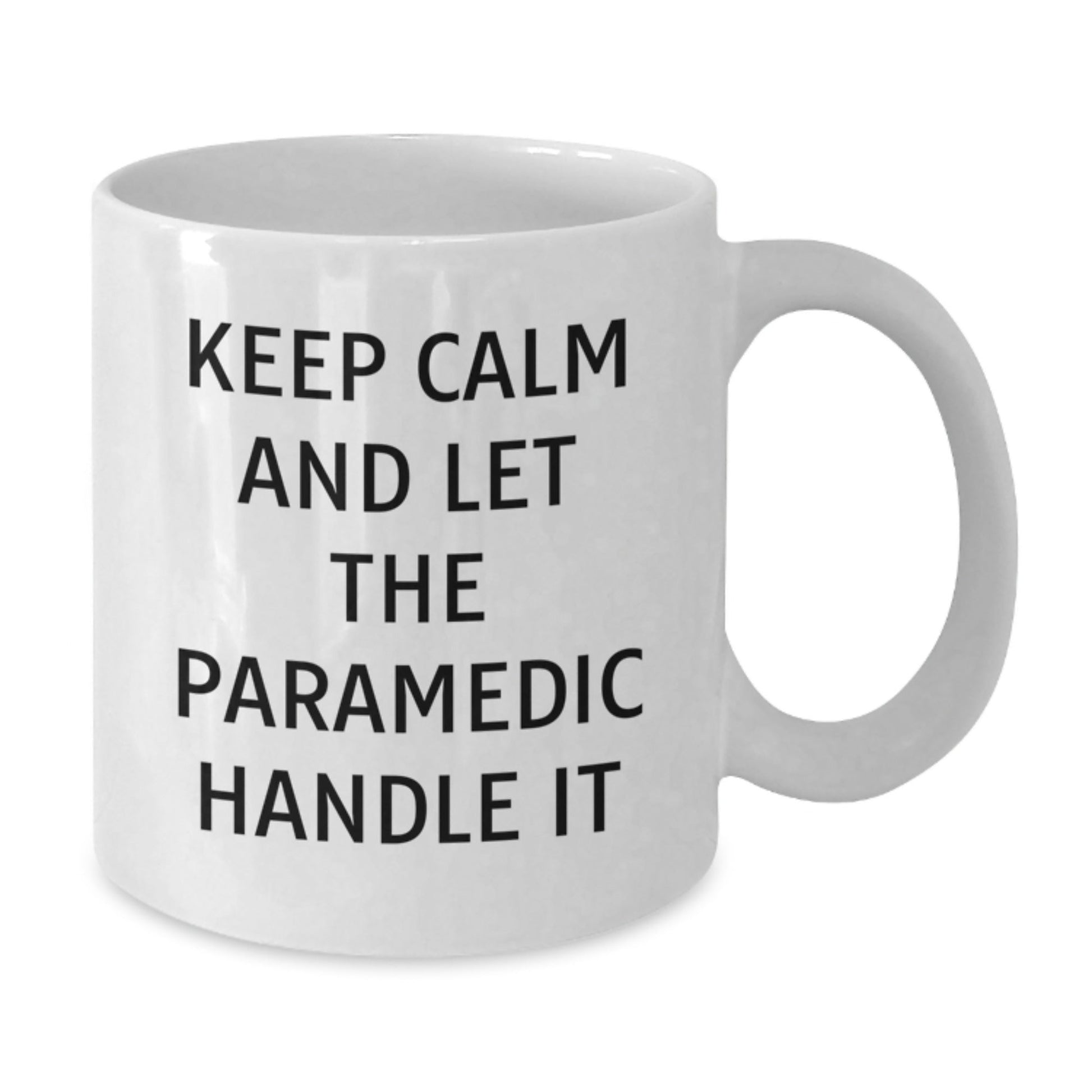 Funny Rescue Worker Quote Gifts from Friends for Birthday Unique Rescue Worker White Coffee Mug, Keep Calm And Let The Rescue Worker Handle It - The Buy Boom