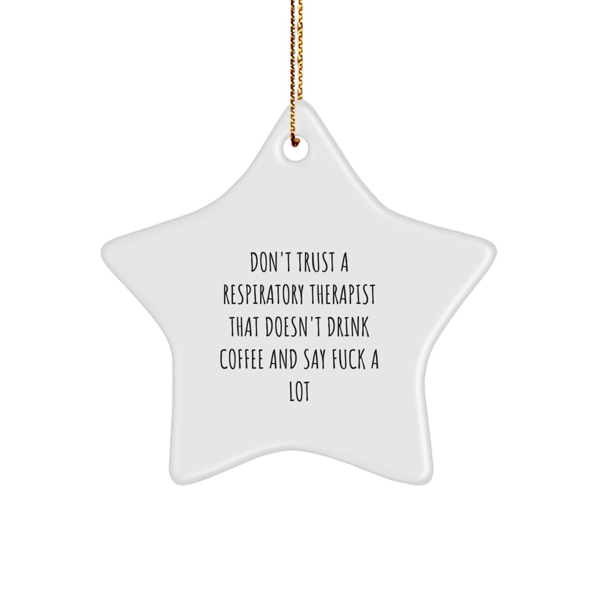 Funny Respiratory Therapist Star Ornament Gifts for Christmas from Friends and Family - The Buy Boom