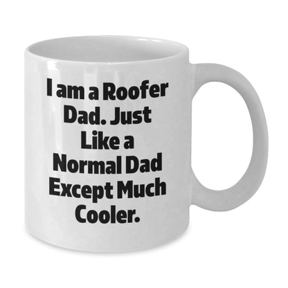 Funny Roofer Dad Gifts from Men to Family Christmas Unique Mugs - White Coffee Mug - The Buy Boom