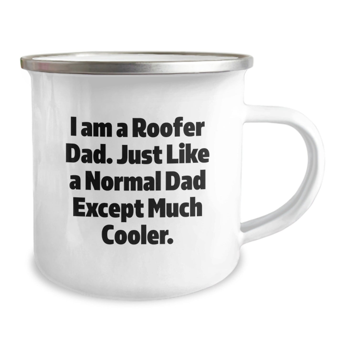 Funny Roofer Gifts for Dad, Unique Camping Mug from the Roofer Dad, Perfect for Christmas Unique Gifts - The Buy Boom