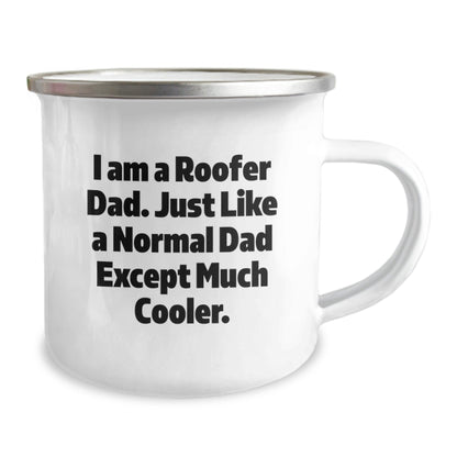 Funny Roofer Gifts for Dad, Unique Camping Mug from the Roofer Dad, Perfect for Christmas Unique Gifts - The Buy Boom