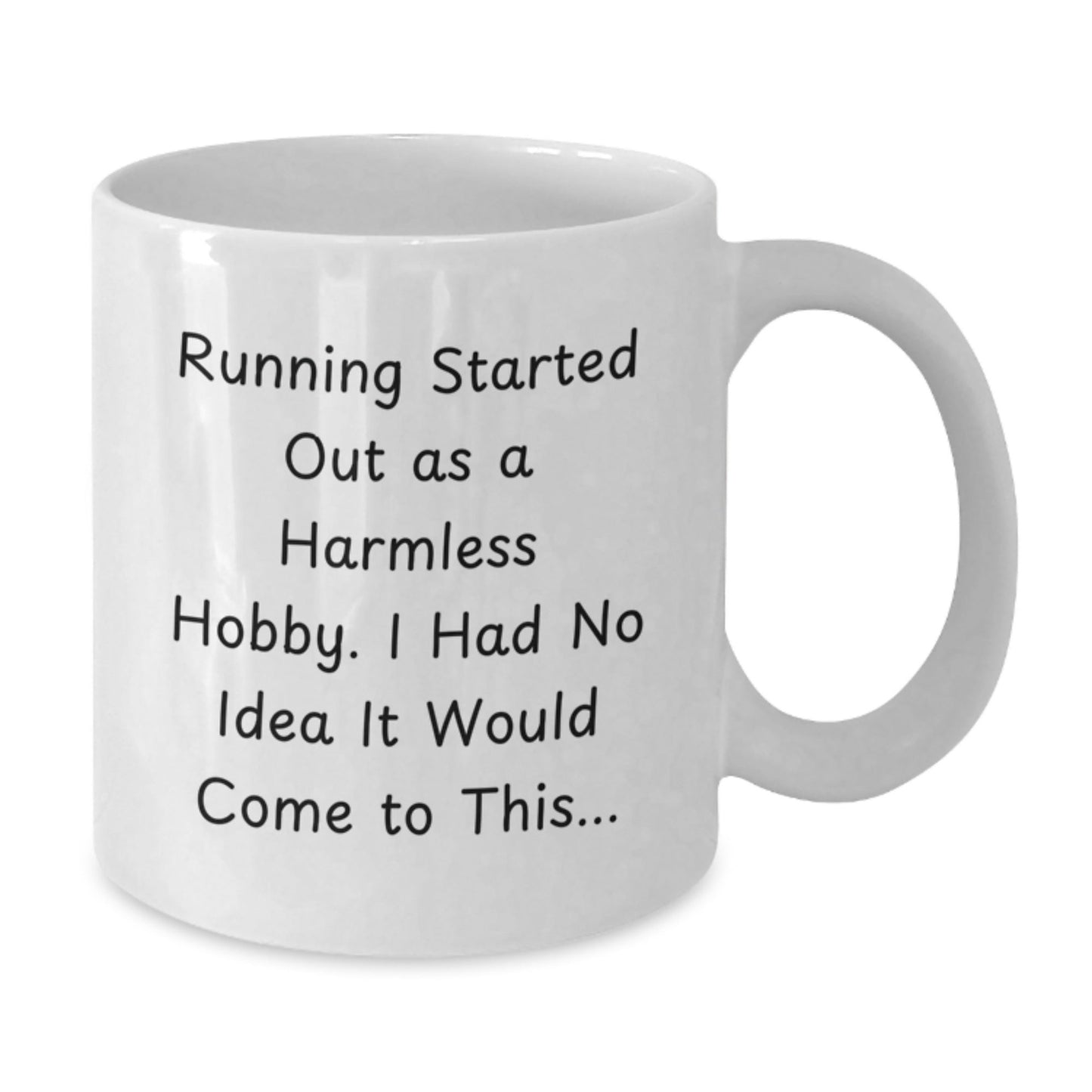 Funny Running Quotes White Coffee Mug Gifts for Him from Friends at Christmas - The Buy Boom