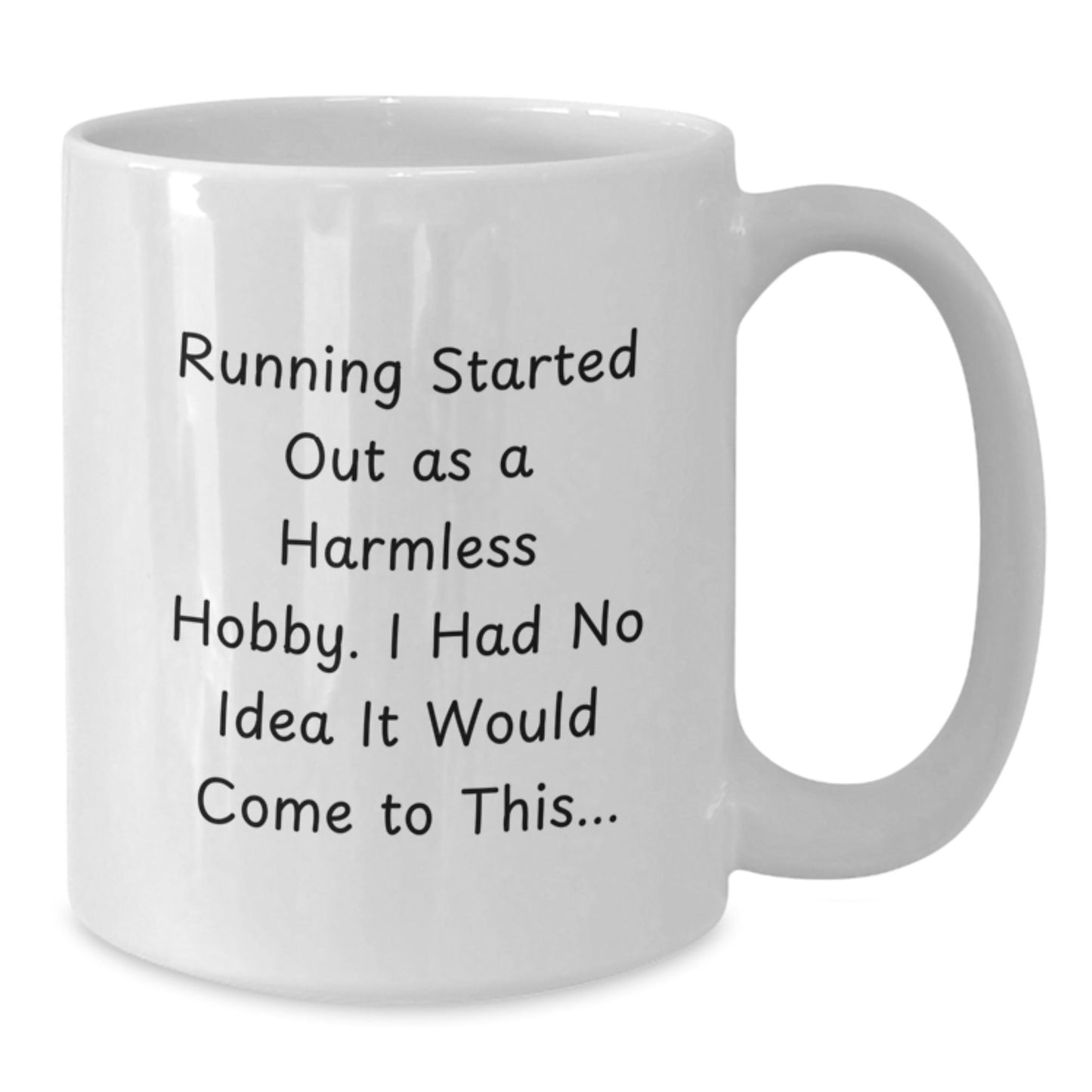 Funny Running Quotes White Coffee Mug Gifts for Him from Friends at Christmas - The Buy Boom