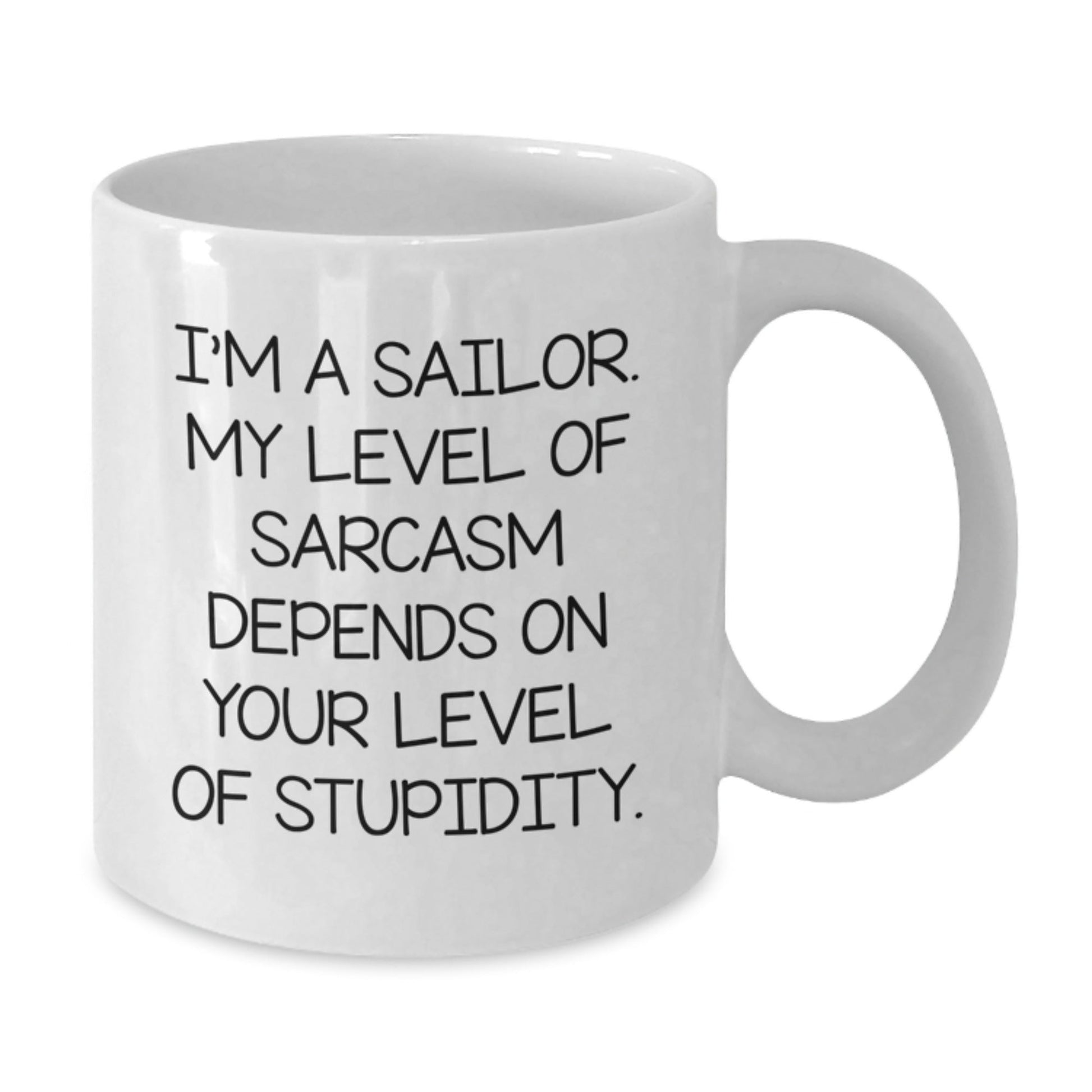 Funny Sailor Gifts for Men - White Coffee Mug, Sailor Humor, I'm A Sailor, Christmas Unique Gifts - The Buy Boom