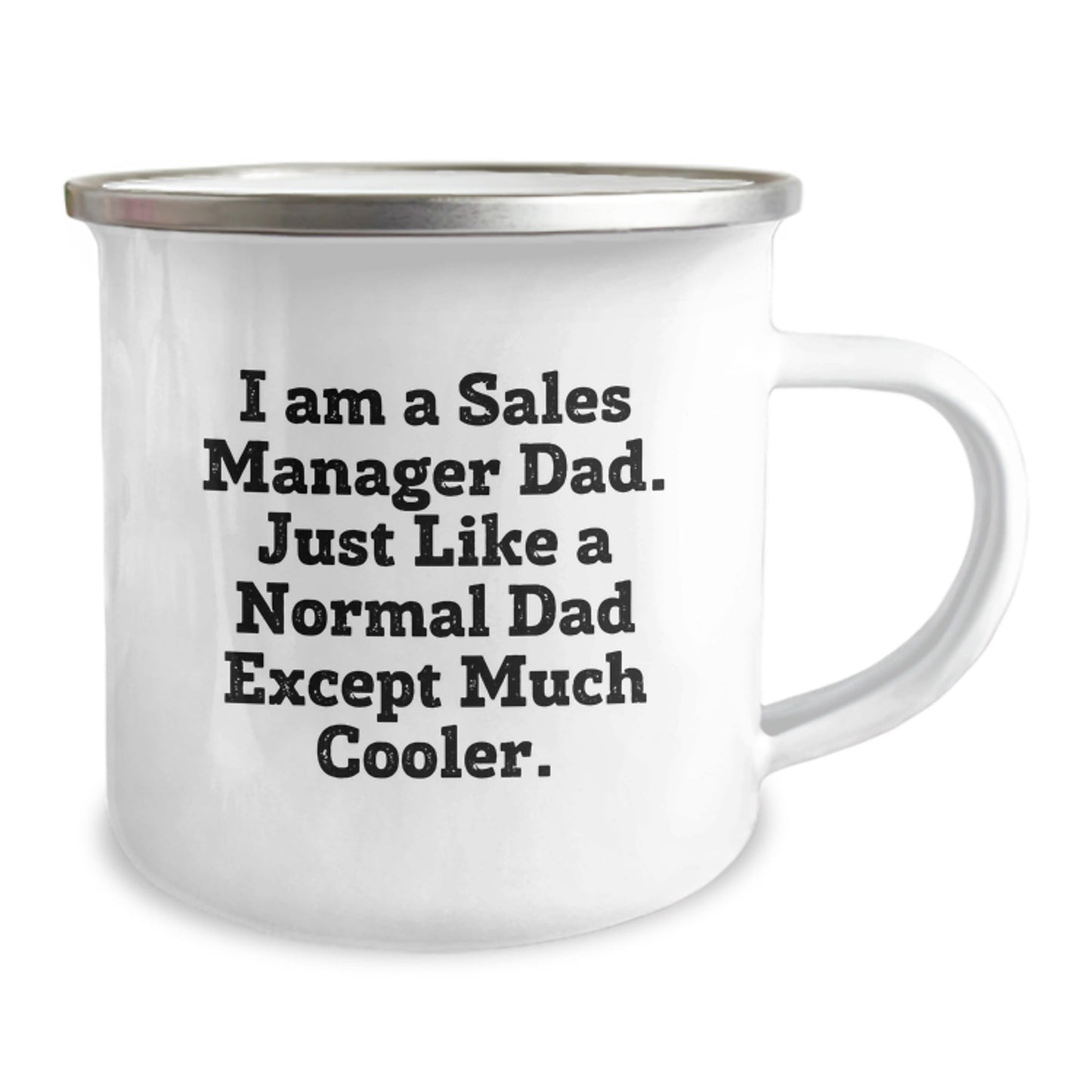 Funny Sales Manager Gifts for Men, 'I Am A Sales Manager Dad' Camping Mug, Perfect Christmas Unique Gifts for Family, Friends, Coworkers - The Buy Boom