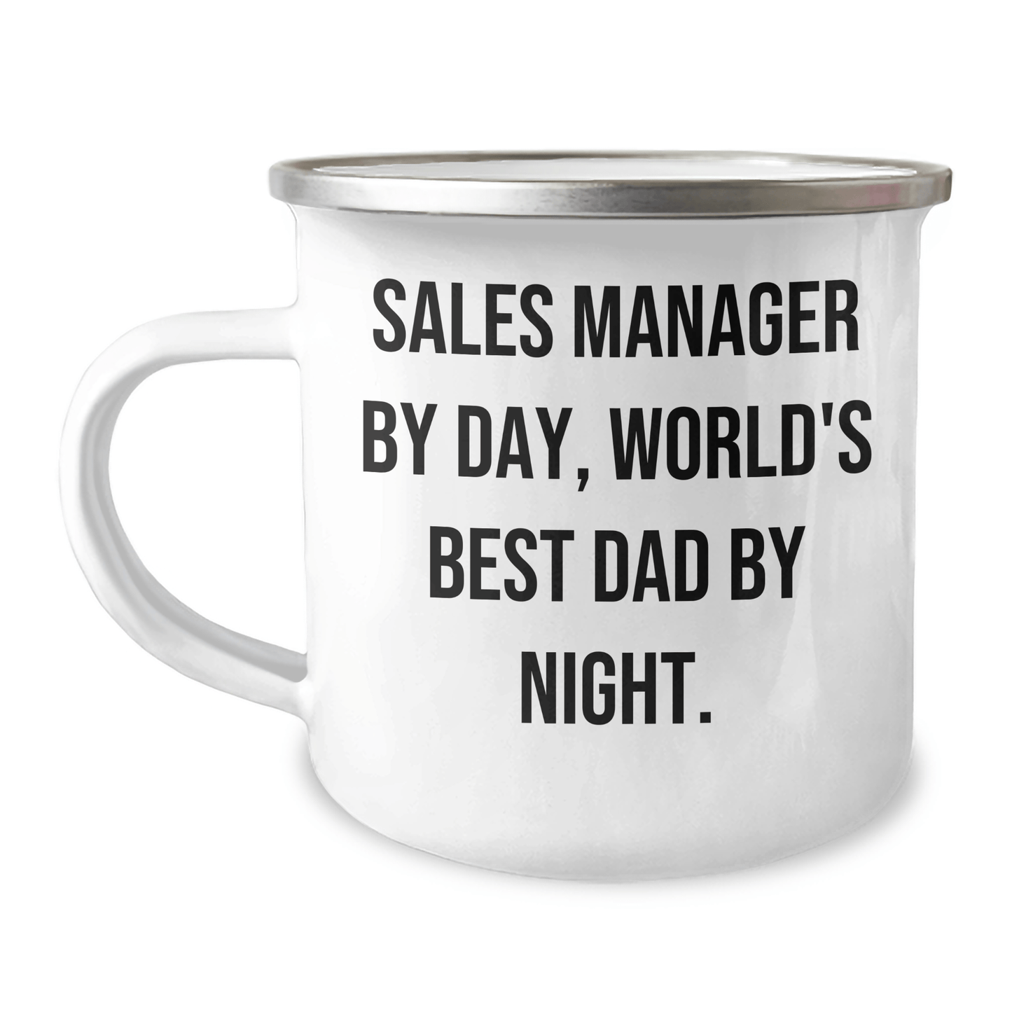 Funny Sales Manager Gifts from Men, Unique Camping Mug for Sales Manager By Day, World's Best Dad By Night. - Father's Day Unique Gifts for Men - The Buy Boom