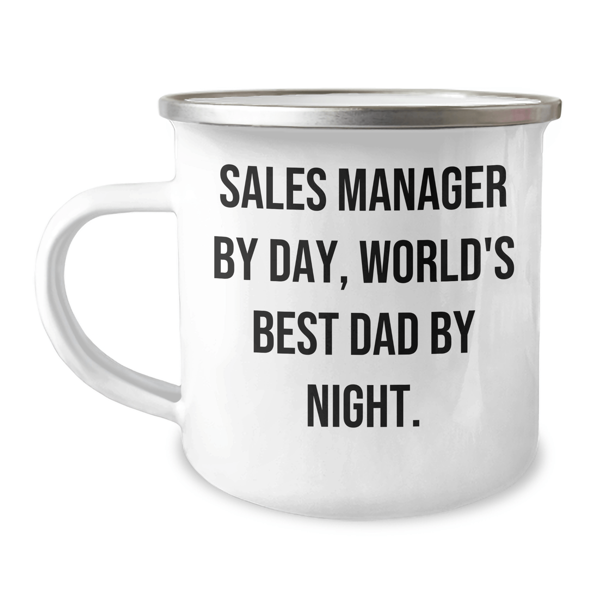 Funny Sales Manager Gifts from Men, Unique Camping Mug for Sales Manager By Day, World's Best Dad By Night. - Father's Day Unique Gifts for Men - The Buy Boom