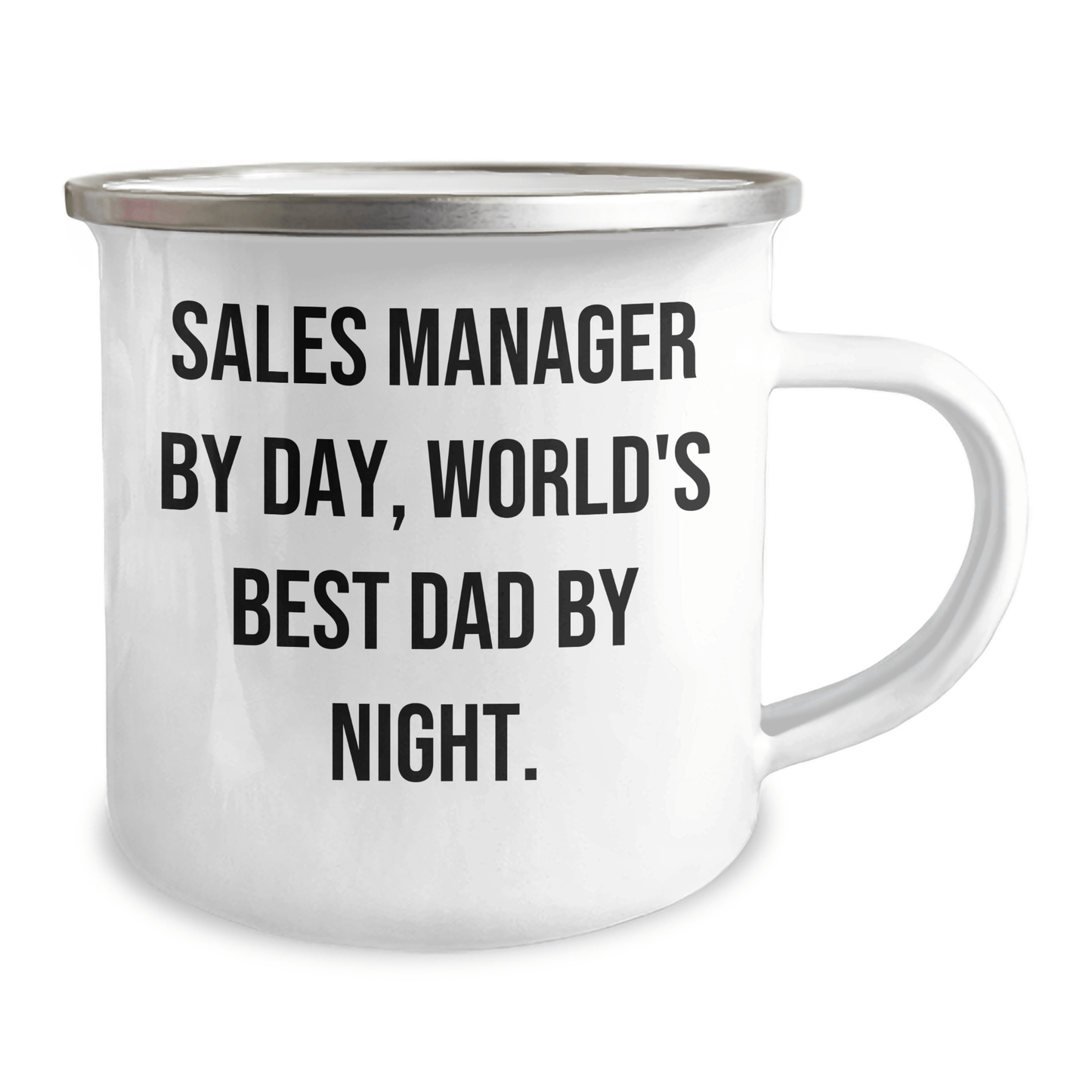 Funny Sales Manager Gifts from Men, Unique Camping Mug for Sales Manager By Day, World's Best Dad By Night. - Father's Day Unique Gifts for Men - The Buy Boom