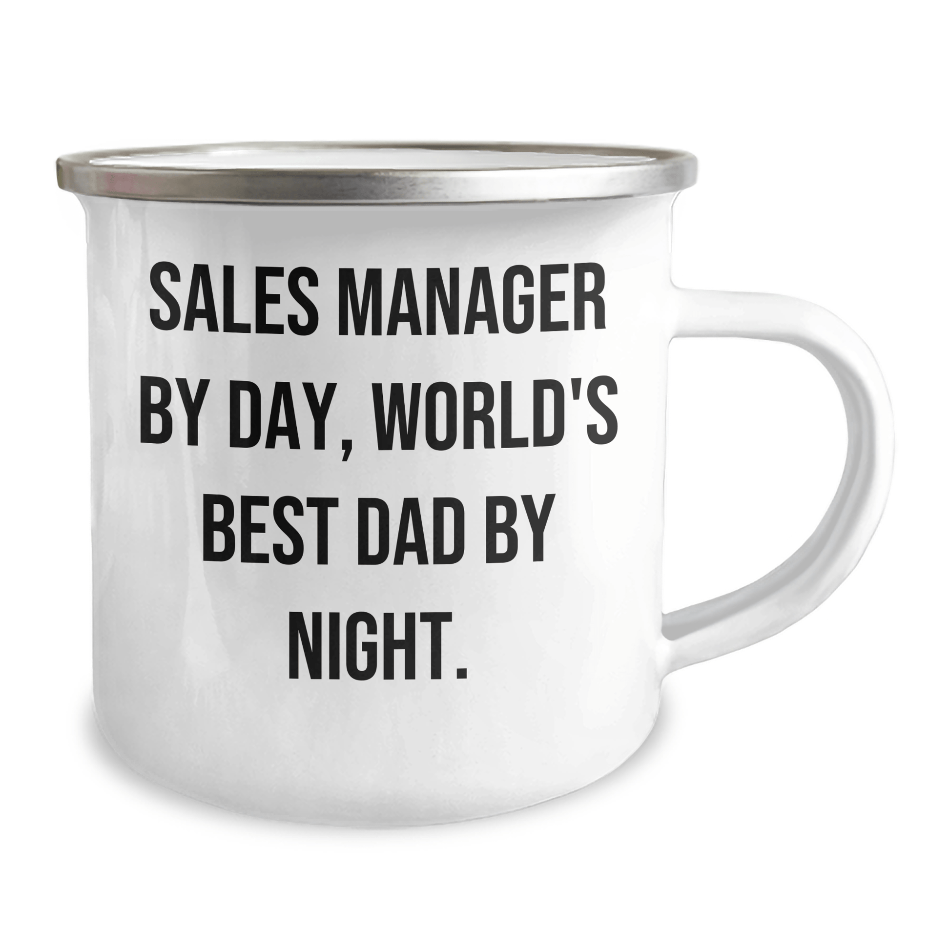 Funny Sales Manager Gifts from Men, Unique Camping Mug for Sales Manager By Day, World's Best Dad By Night. - Father's Day Unique Gifts for Men - The Buy Boom