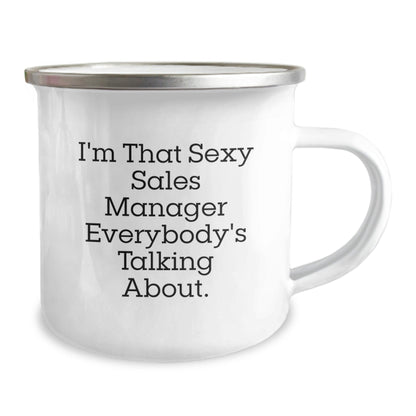 Funny Sales Manager Gifts, I'm That Sexy Sales Manager Everybody's Talking About, Birthday Unique Gifts for Men, Women, Coworkers, Family, Friends - The Buy Boom