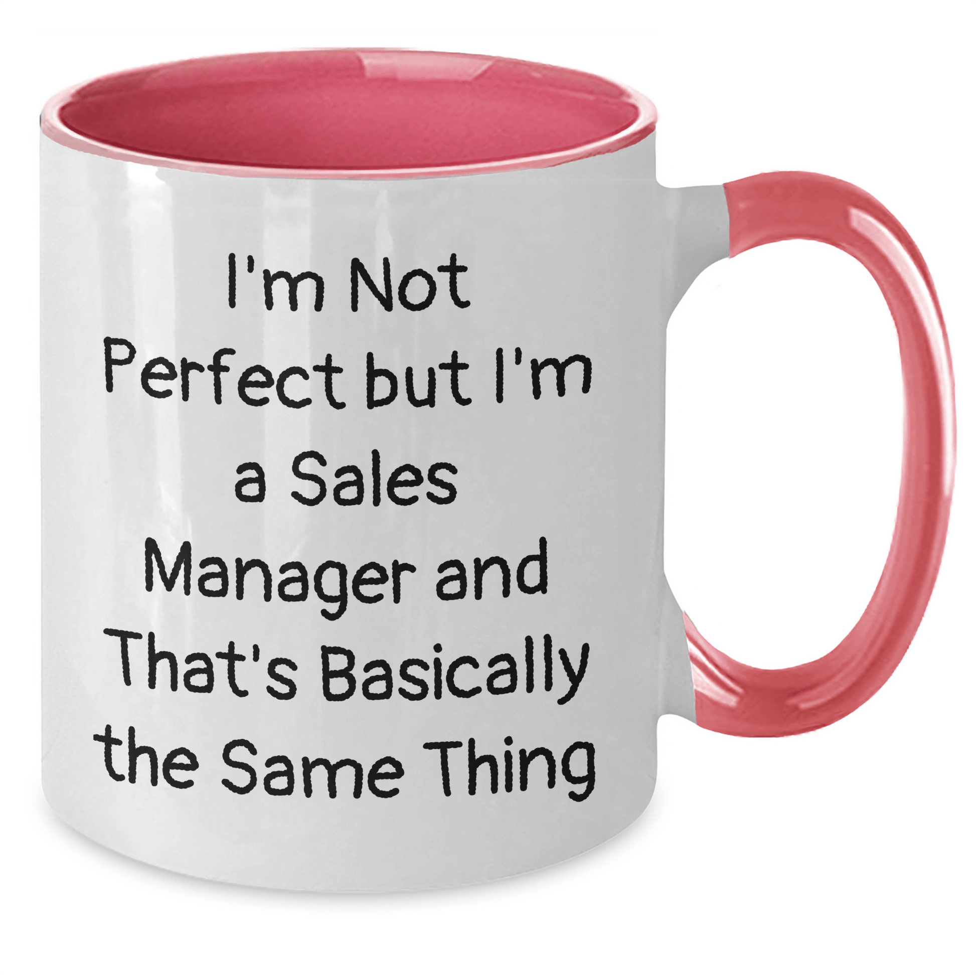 Funny Sales Manager Quotes Gifts from Men to Sales Manager, Two Tone Coffee Mug for Father's Day - The Buy Boom