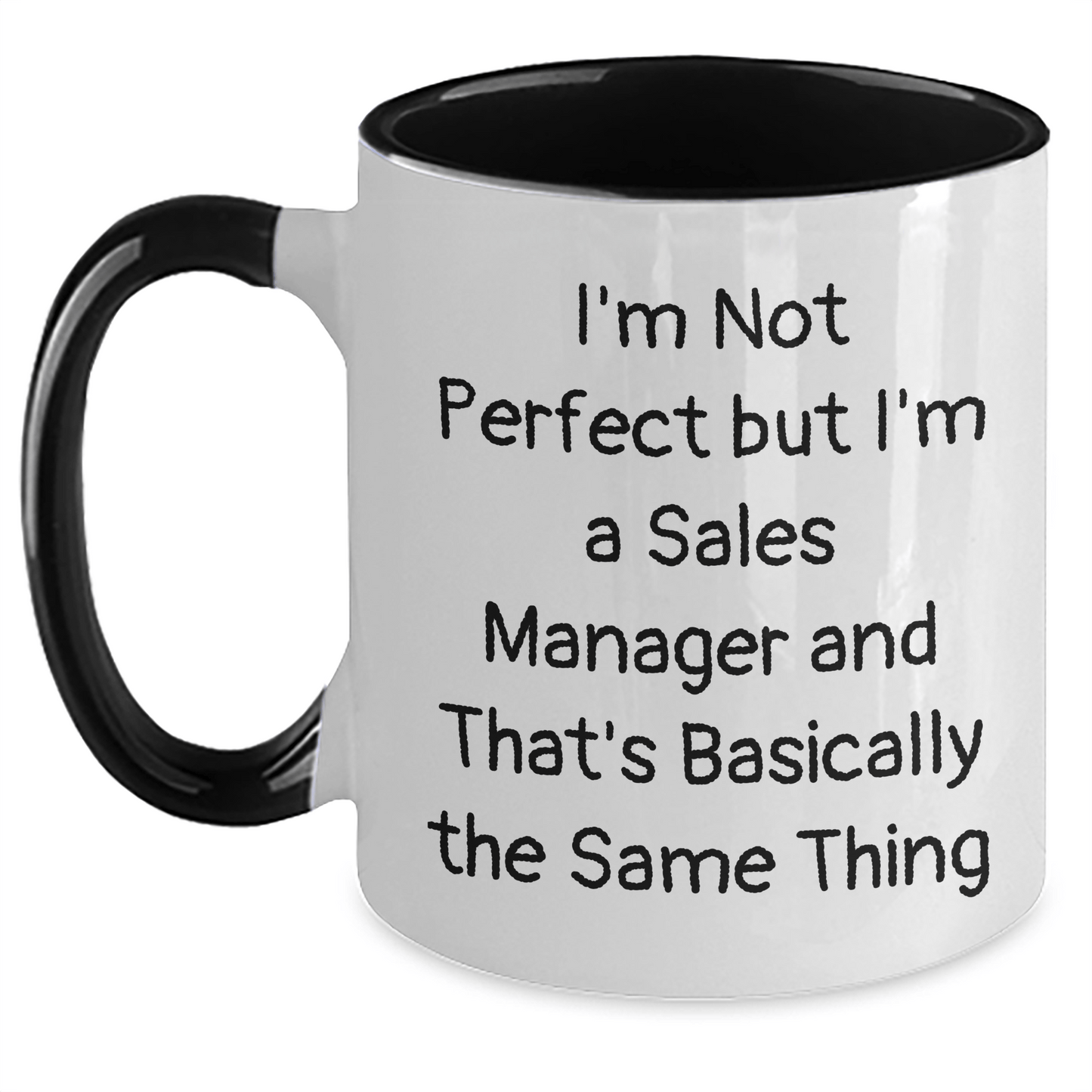 Funny Sales Manager Quotes Gifts from Men to Sales Manager, Two Tone Coffee Mug for Father's Day - The Buy Boom