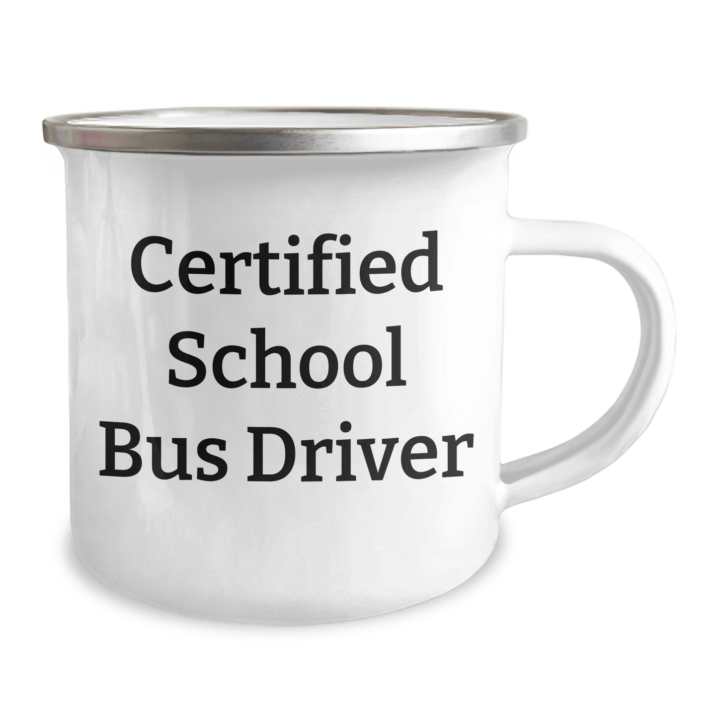 Funny School Bus Driver Gifts for Dads - 'Certified School Bus Driver' Camping Mug, Unique Father's Day Unique Gifts from Men to Family - The Buy Boom