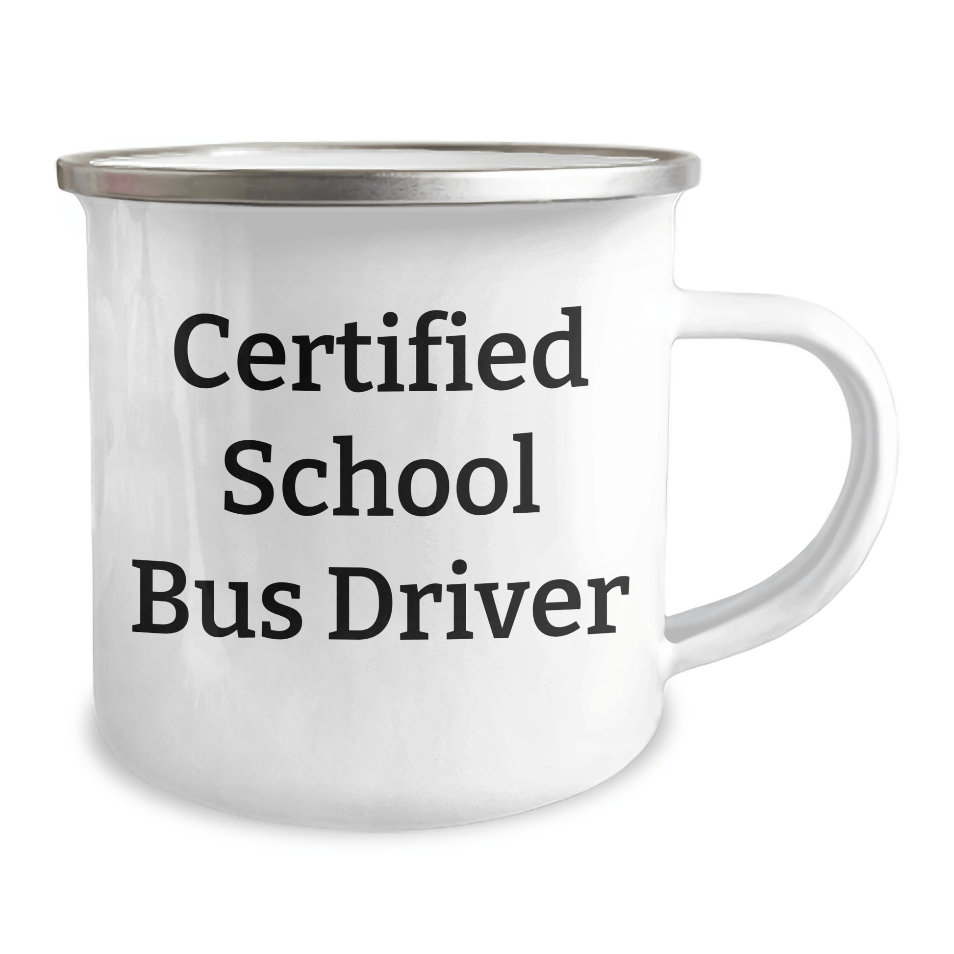 Funny School Bus Driver Gifts for Dads - 'Certified School Bus Driver' Camping Mug, Unique Father's Day Unique Gifts from Men to Family - The Buy Boom