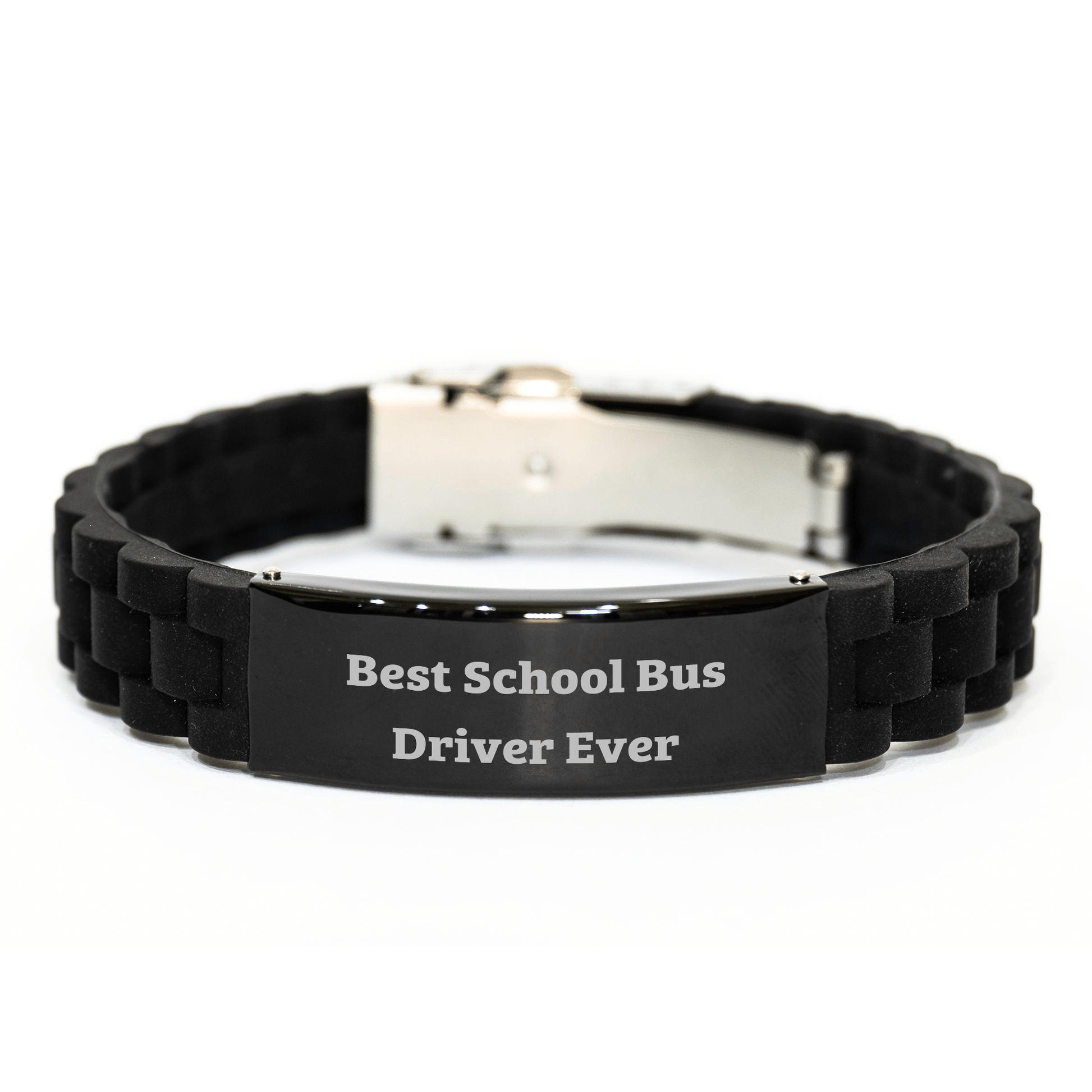 Funny School Bus Driver Gifts from Men to School Bus Driver Ever Glide lock Clasp Bracelet, Best School Bus Driver Ever Quote, Father's Day Unique Gifts - The Buy Boom