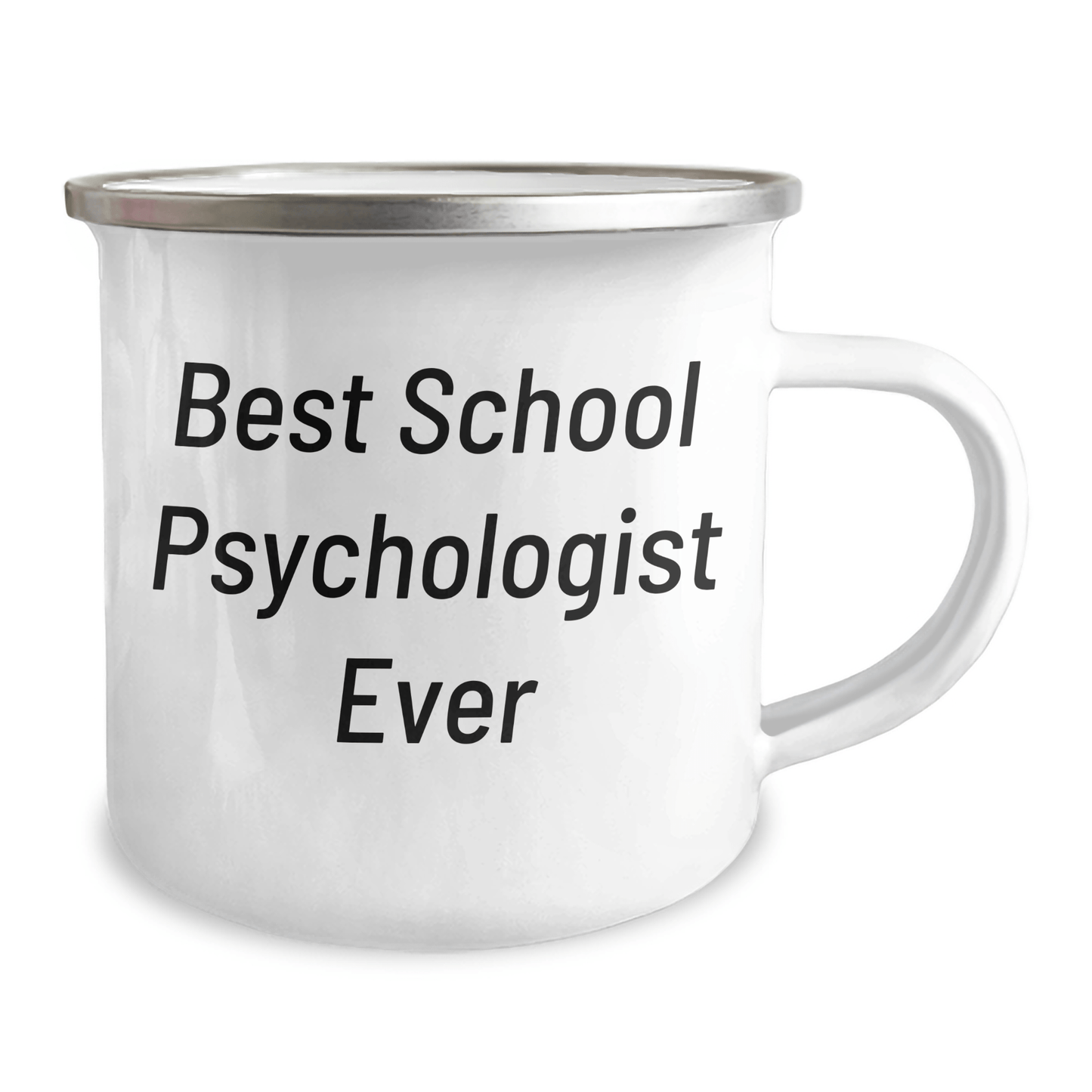 Funny School Psychologist Gifts for Him - 'Best School Psychologist Ever' Camping Mug, Father's Day Unique Gifts from Men - The Buy Boom