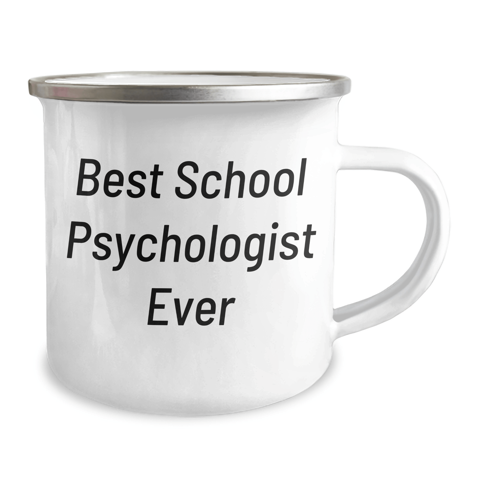 Funny School Psychologist Gifts for Him - 'Best School Psychologist Ever' Camping Mug, Father's Day Unique Gifts from Men - The Buy Boom