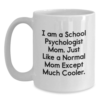 Funny School Psychologist Gifts for Men Women Friends Coworkers Family - White Coffee Mug - Christmas Unique Presents from Mom - The Buy Boom