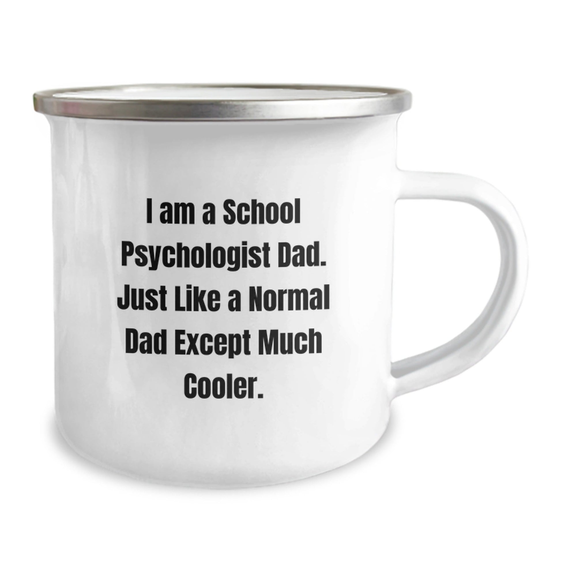 Funny School Psychologist Gifts from Dad to School Psychologist, Inspirational Camping Mug for Graduation Unique Gifts, Perfect School Psychologist Dad Quote for Men or Women - The Buy Boom