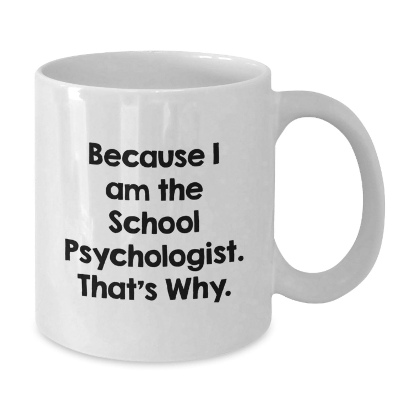 Funny School Psychologist Gifts from Friends, White Coffee Mug, Christmas Unique Gifts for School Psychologist Men - The Buy Boom