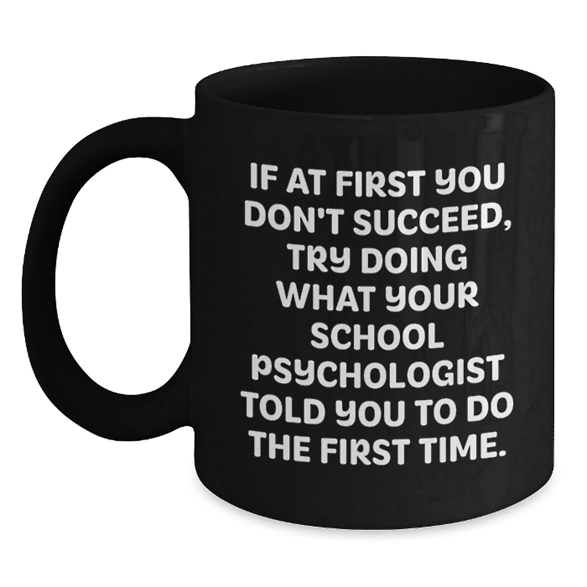 Funny School Psychologist Quotes Gifts for School Psychologist from Friends, Black Coffee Mug, Christmas Unique Gifts - The Buy Boom