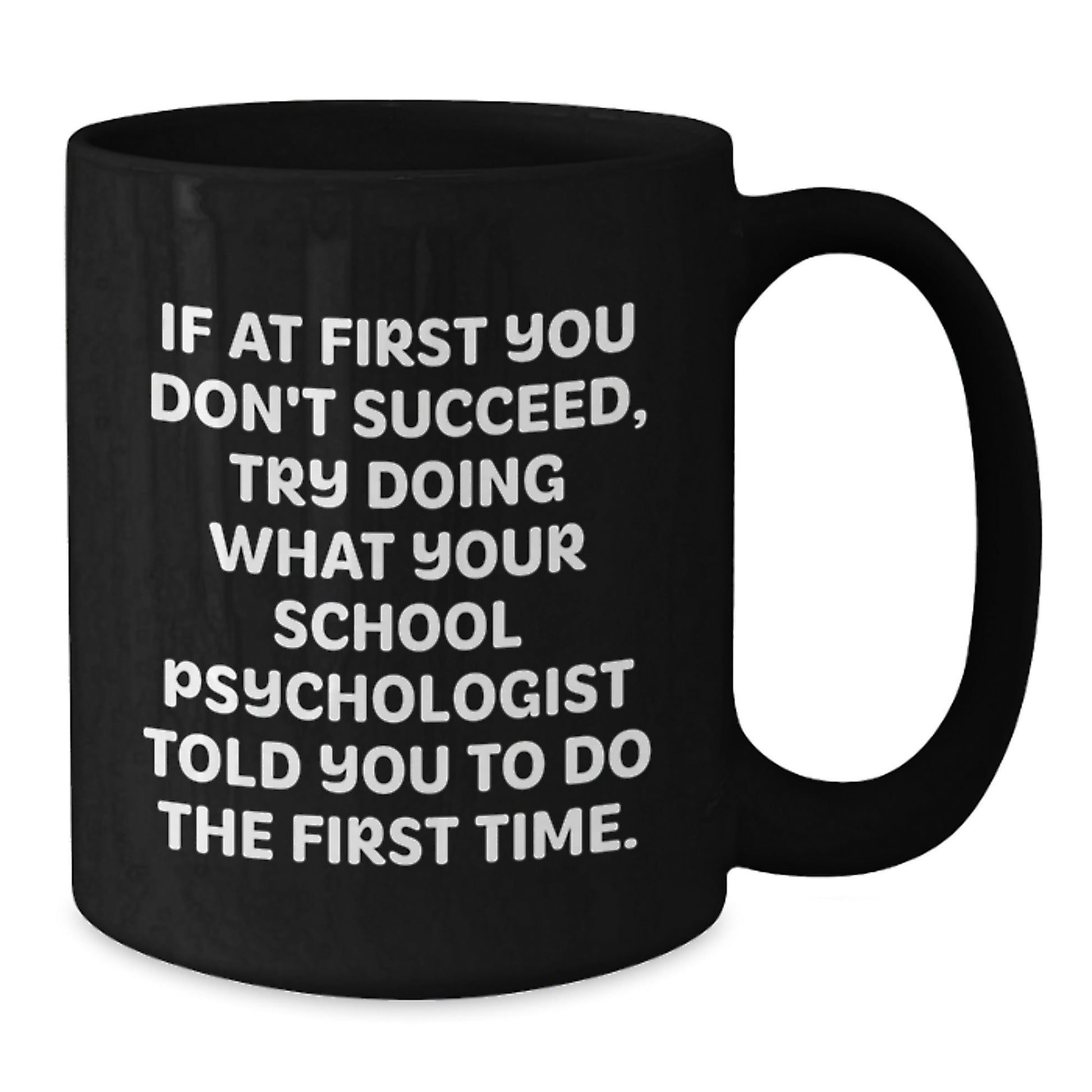 Funny School Psychologist Quotes Gifts for School Psychologist from Friends, Black Coffee Mug, Christmas Unique Gifts - The Buy Boom