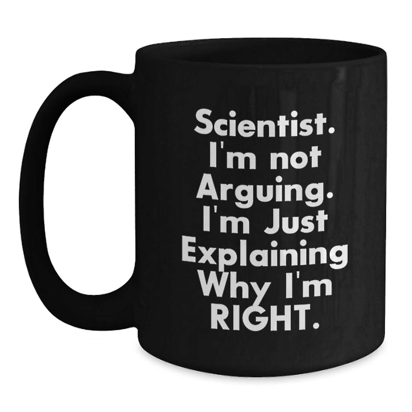 Funny Scientist Black Coffee Mug Gifts from Friends to Men and Women This Christmas - The Buy Boom