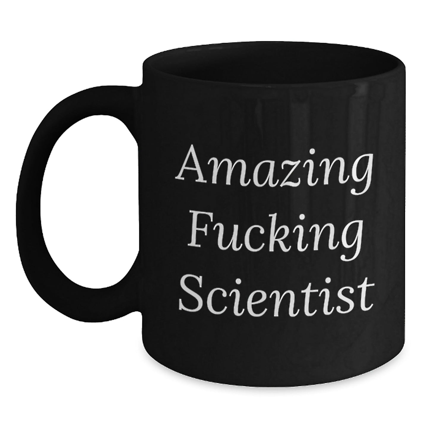Funny Scientist Gifts for Men, Unique Christmas Memorable Presents from Friends, Black Ceramic Coffee Mugs with Inspirational Quotes - The Buy Boom