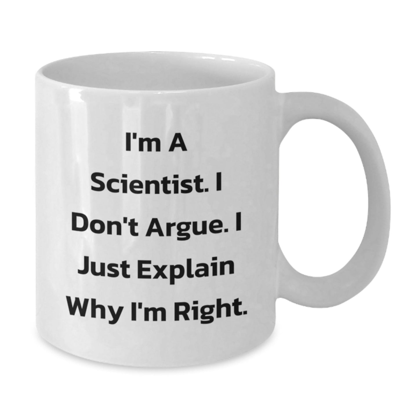 Funny Scientist White Coffee Mugs Gifts from Friends for Christmas Unique Scientist Mug - The Buy Boom
