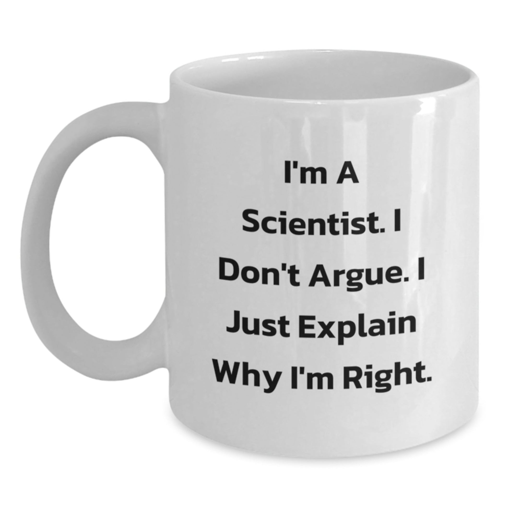 Funny Scientist White Coffee Mugs Gifts from Friends for Christmas Unique Scientist Mug - The Buy Boom