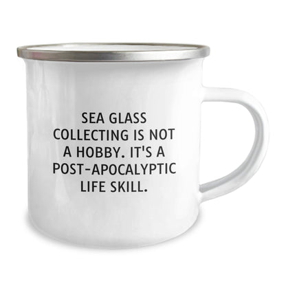 Funny Sea Glass Collecting Camping Mug Gifts from Friends and Family for Christmas Unique Presents - The Buy Boom