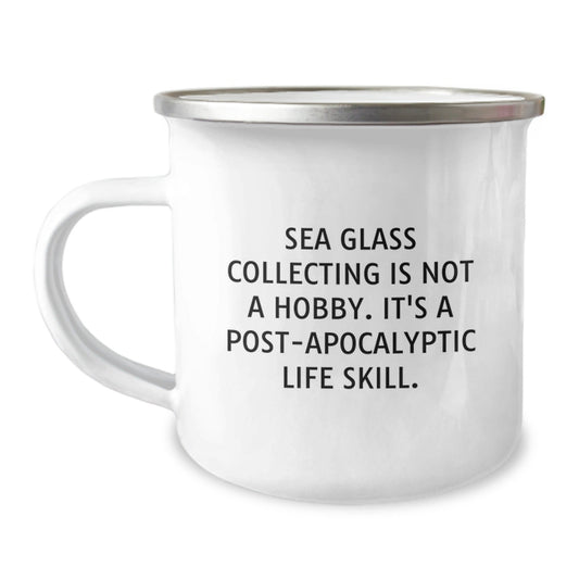 Funny Sea Glass Collecting Camping Mug Gifts from Friends and Family for Christmas Unique Presents - The Buy Boom