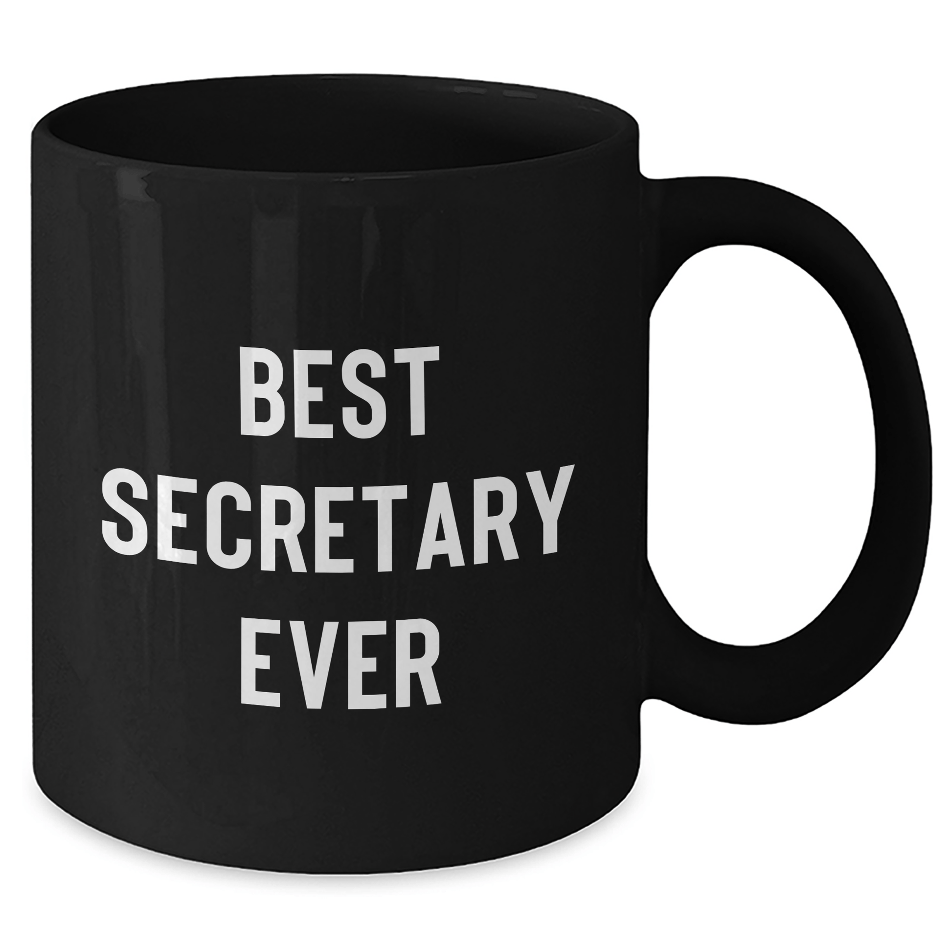 Funny Secretary Gifts, Best Secretary Ever, Black Coffee Mug for Him, Father's Day Unique Gifts from Men to Secretary - The Buy Boom