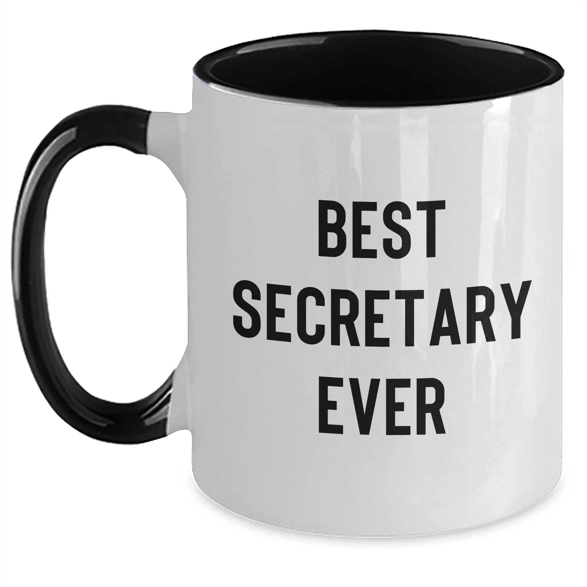 Funny Secretary Gifts from Men to Best Secretary Ever Two Tone Coffee Mug for Father's Day - The Buy Boom