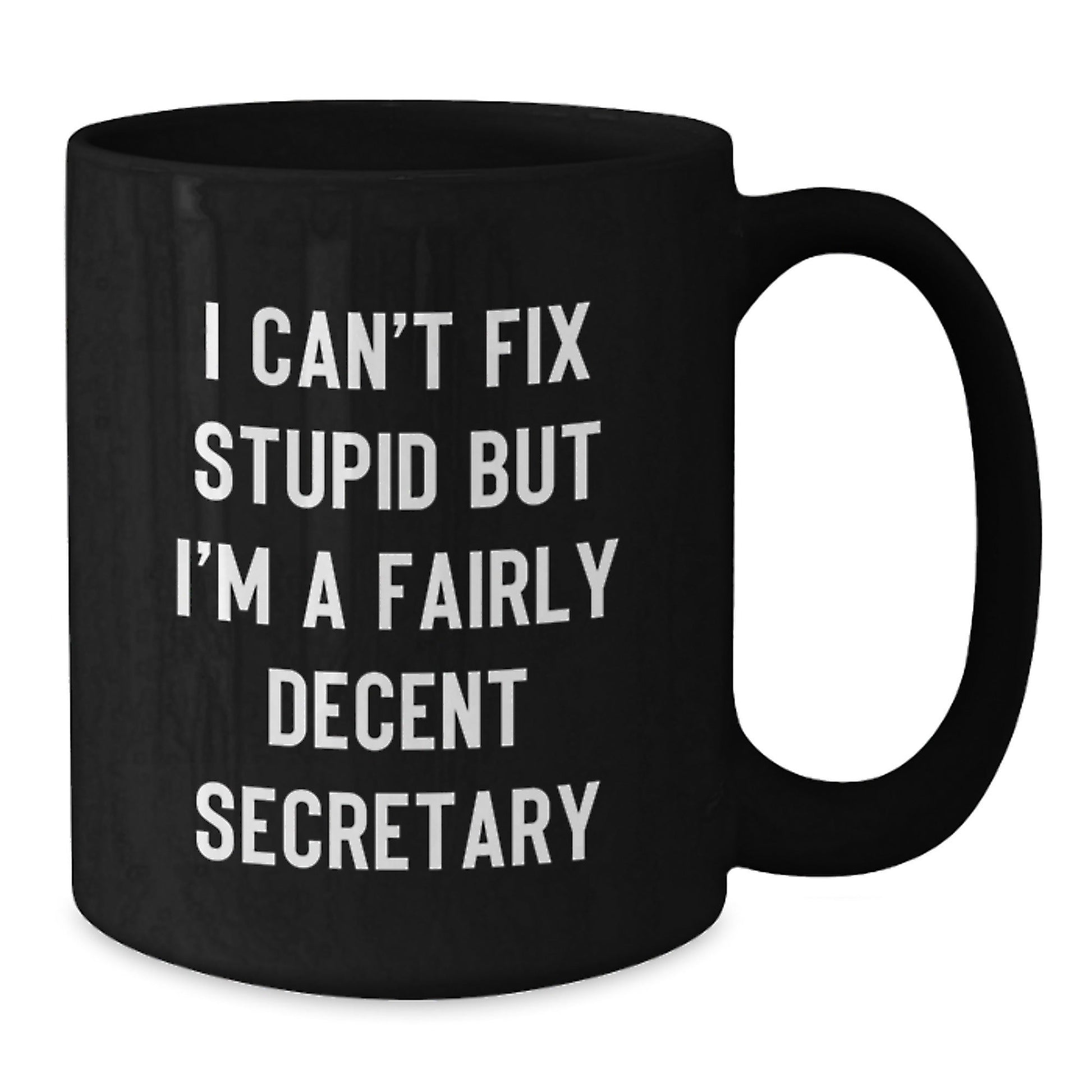 Funny Secretary Gifts, Unique Black Coffee Mugs, Christmas Unique Gifts from Men to Women - The Buy Boom