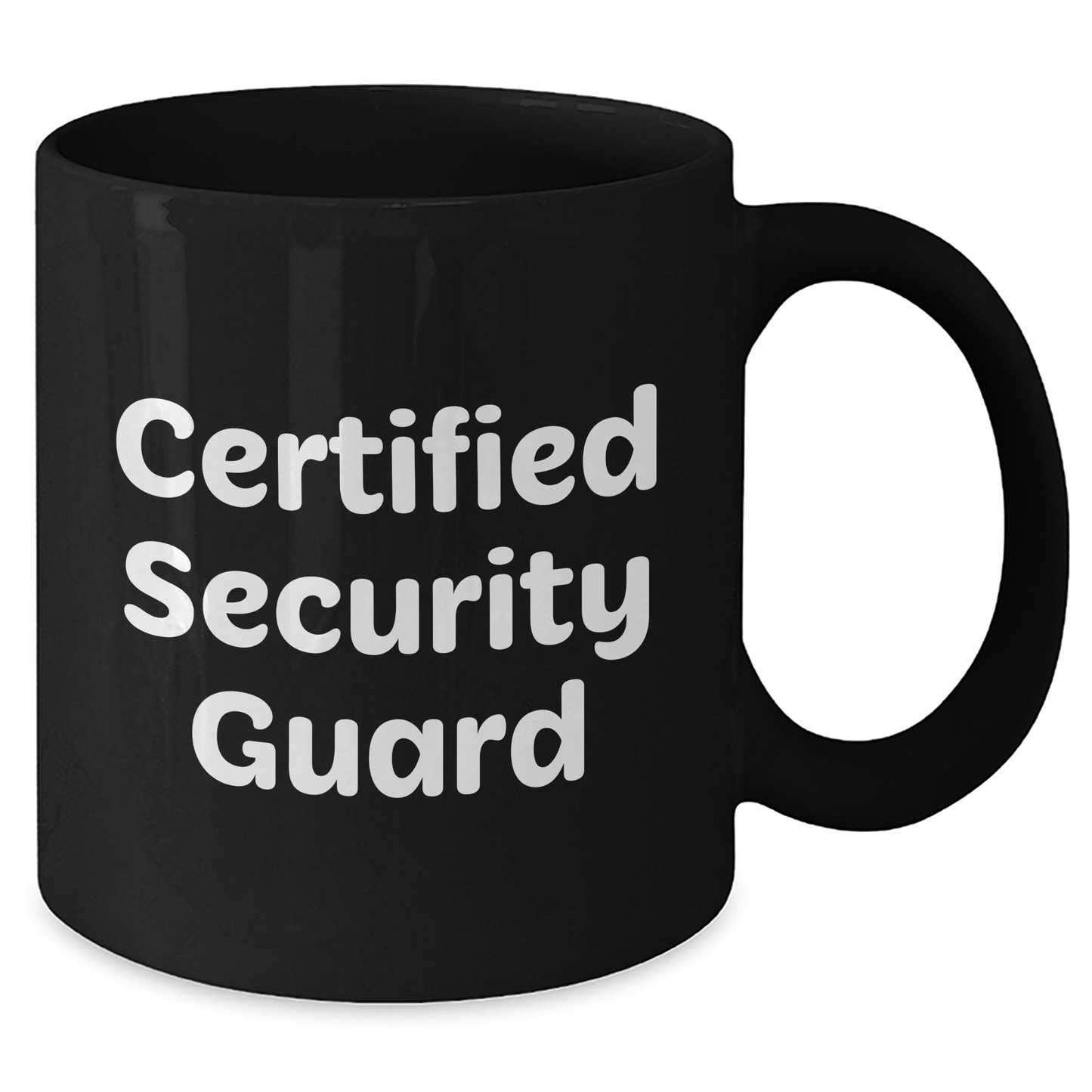 Funny Security Guard Gifts from Dad for Certified Security Guard Black Coffee Mug, Perfect for Father's Day - The Buy Boom