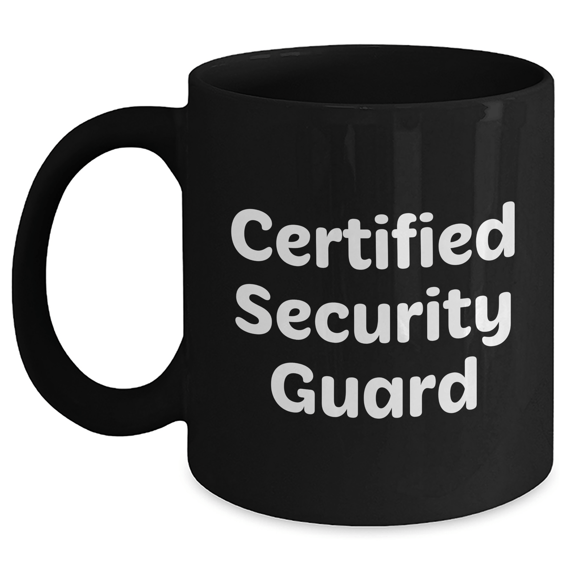 Funny Security Guard Gifts from Dad for Certified Security Guard Black Coffee Mug, Perfect for Father's Day - The Buy Boom