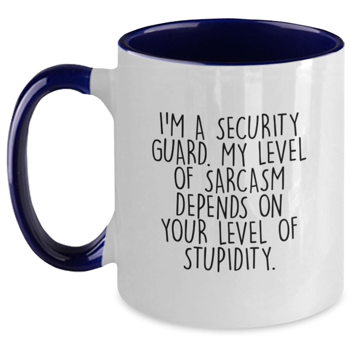 Funny Security Guard Gifts from Family for Men, I'm A Security Guard Two Tone Coffee Mug Graduation Unique - The Buy Boom