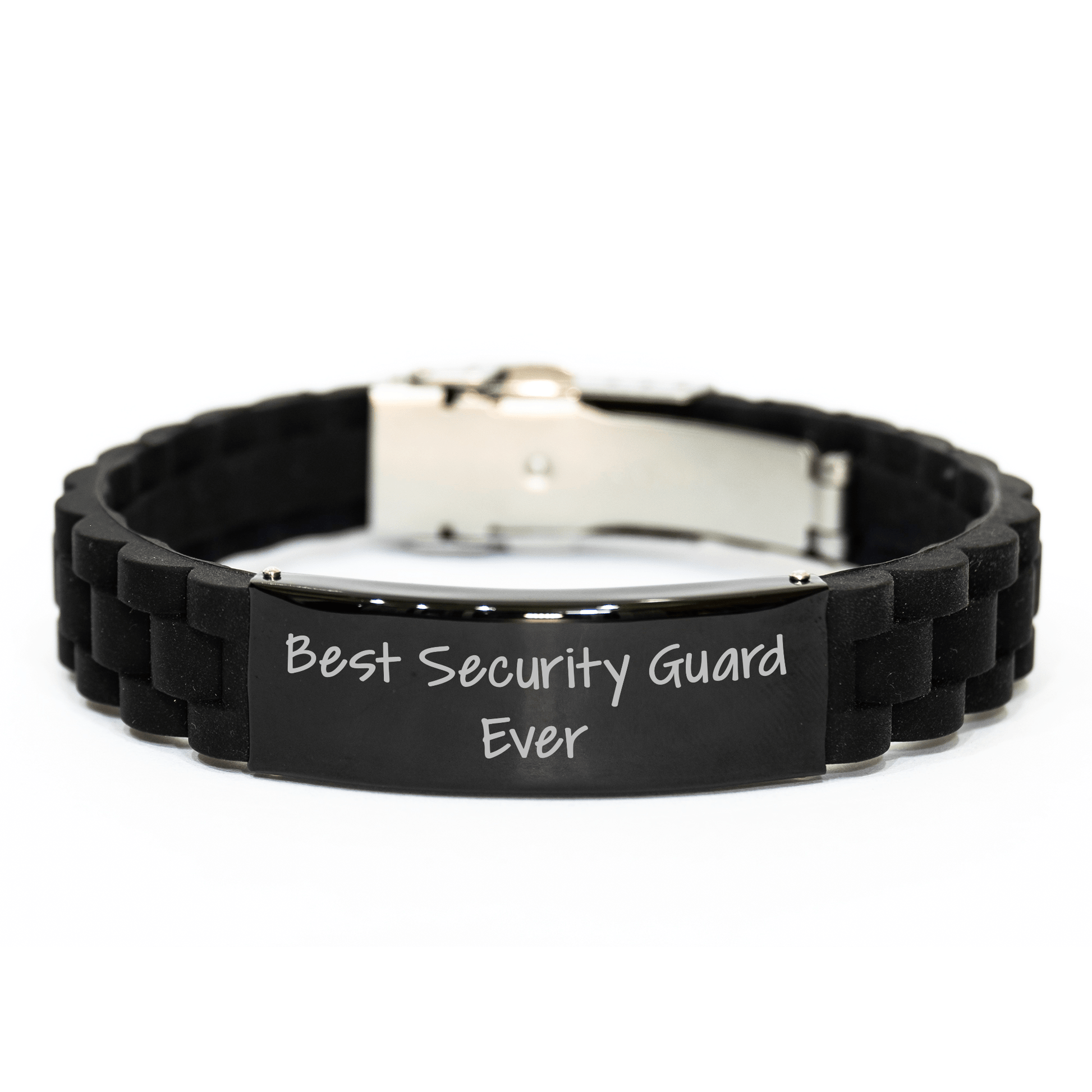 Funny Security Guard Gifts from Men - Best Security Guard Ever Glide lock Clasp Bracelet for Father's Day Unique Gifts - The Buy Boom