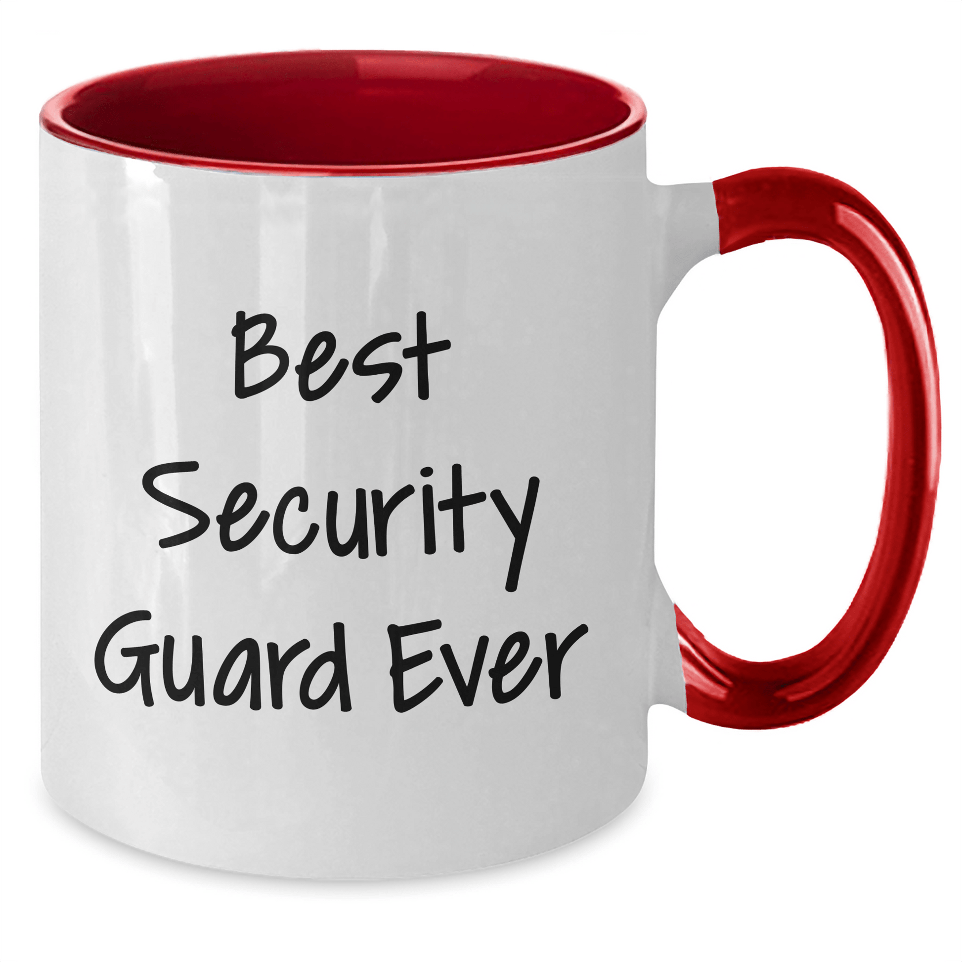 Funny Security Guard Gifts from Men, Best Security Guard Ever Two Tone Coffee Mugs for Fathers Day, Unique Gifts for Security Guard - The Buy Boom