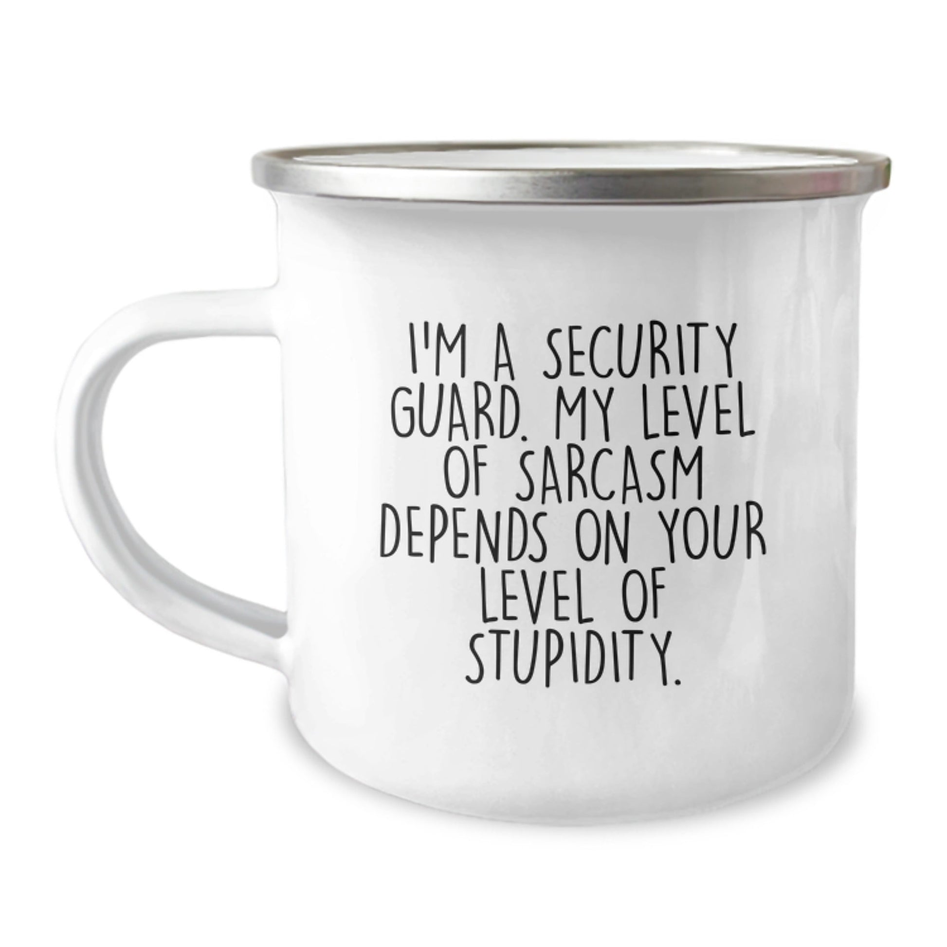 Funny Security Guard Sarcasm Mugs, Gifts from Men to Security Guard, 12 oz Camping Mug for Security Guard, I'm A Security Guard, Gifts for Security Guard Graduation - The Buy Boom