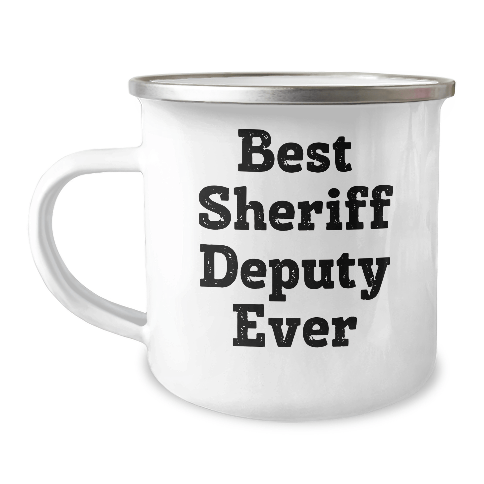 Funny Sheriff Deputy Gifts - Best Sheriff Deputy Ever Camping Mug for Father's Day, Ideal Gift from Friends or Family - The Buy Boom