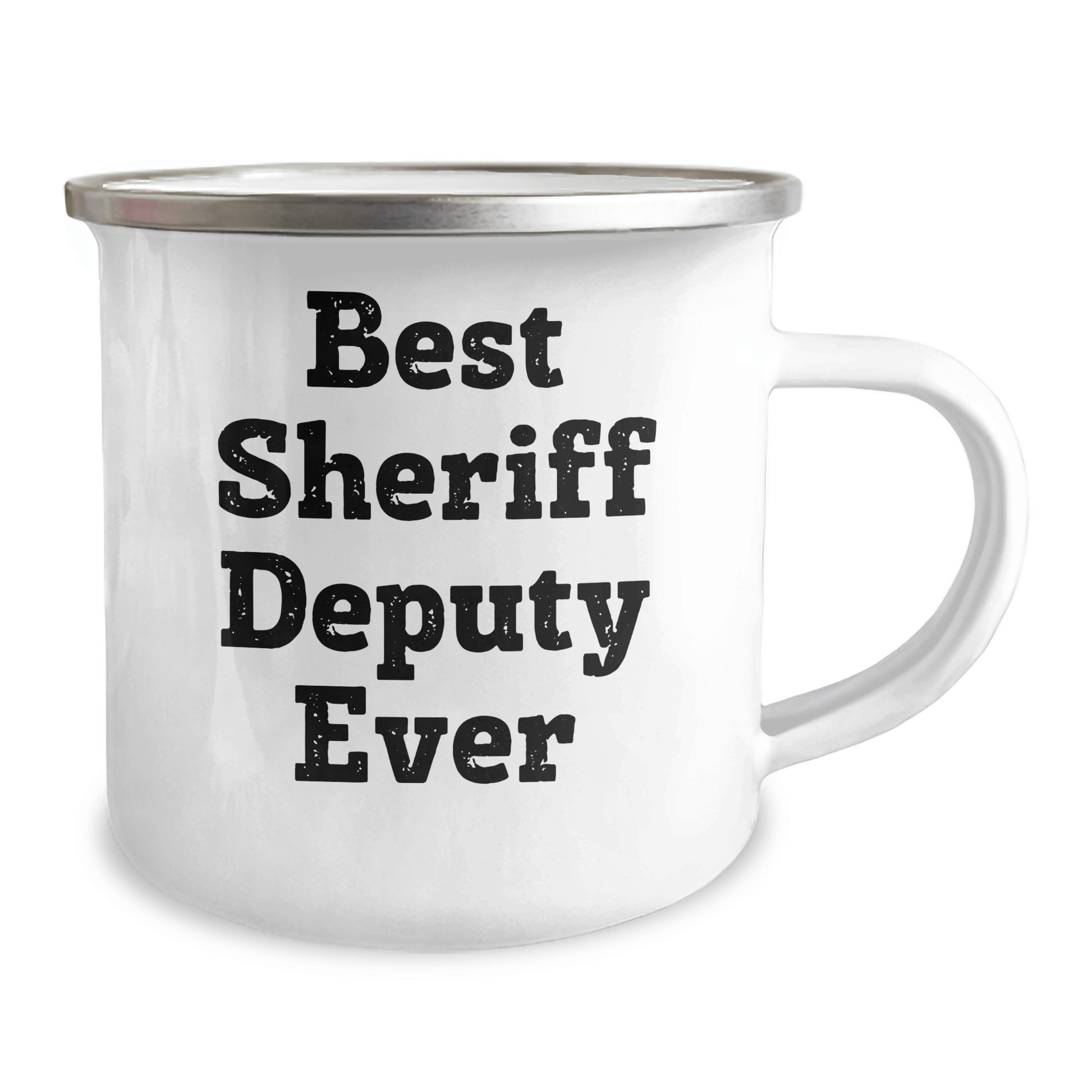 Funny Sheriff Deputy Gifts - Best Sheriff Deputy Ever Camping Mug for Father's Day, Ideal Gift from Friends or Family - The Buy Boom