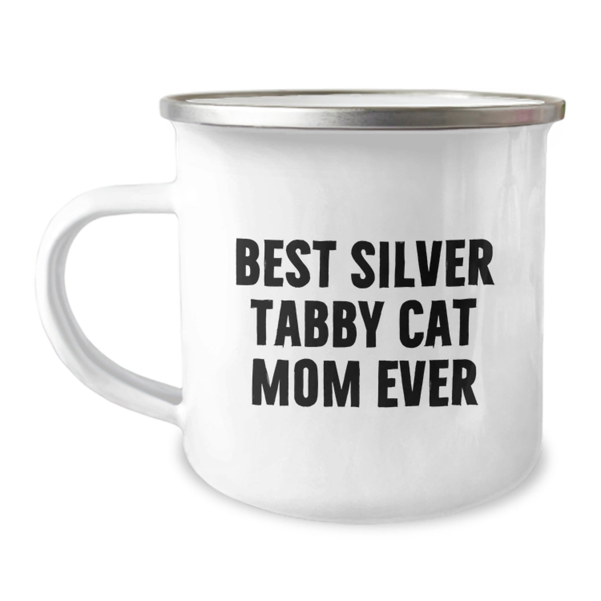 Funny Silver Tabby Cat Mom Gifts from Friends, Unique Camping Mug for Silver Tabby Cat Lovers, Best Graduation Gifts Ever, 'Best Silver Tabby Cat Mom Ever' - The Buy Boom