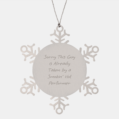Funny Snowflake Ornament Gifts from Friends to Performers on Christmas - The Buy Boom