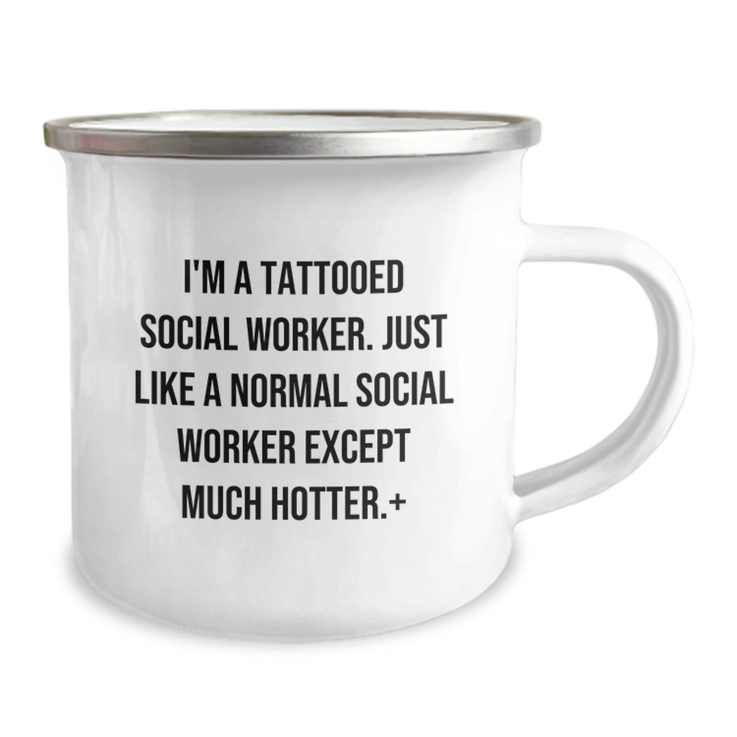 Funny Social Worker Campsite Mugs, Gifts from Men to Social Worker Friends on Christmas Unique Gifts - The Buy Boom
