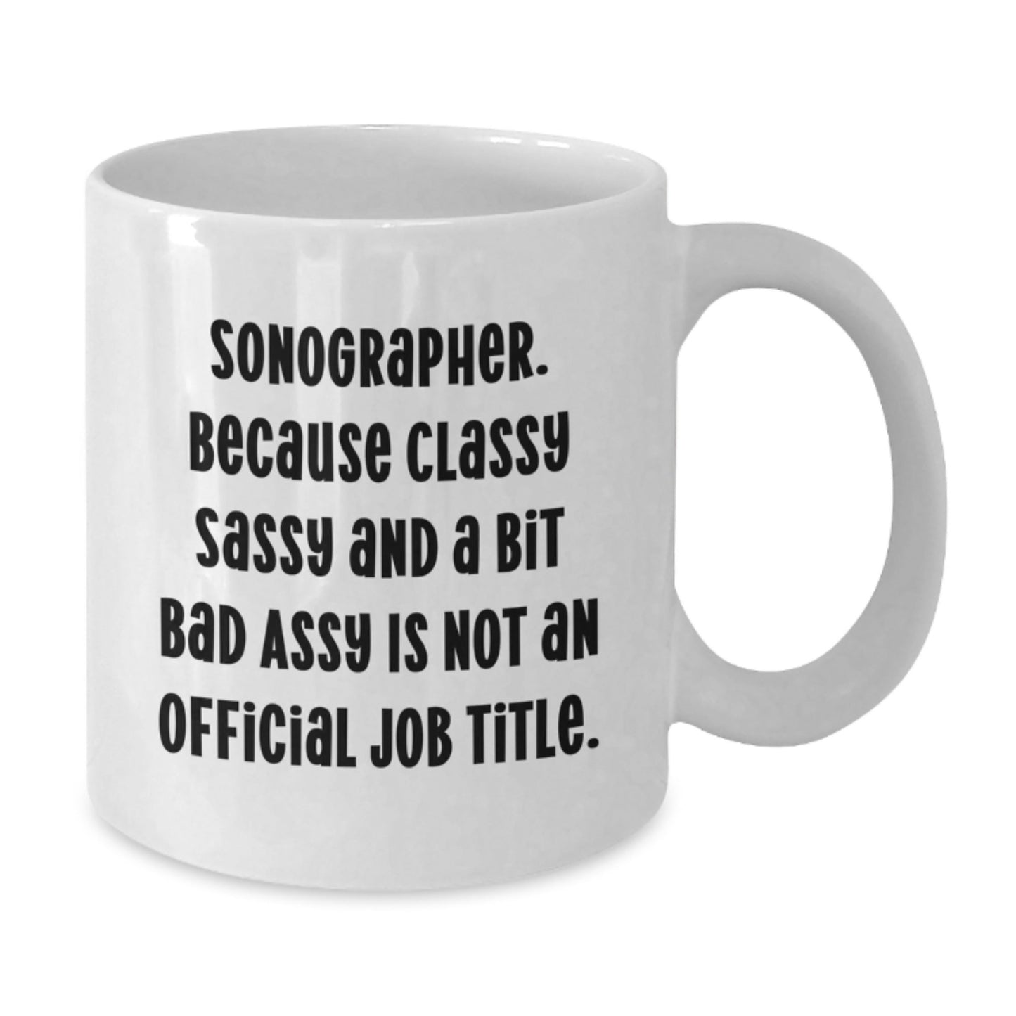 Funny Sonographer White Coffee Mug Gifts for Sonographer from Friends this Christmas - The Buy Boom