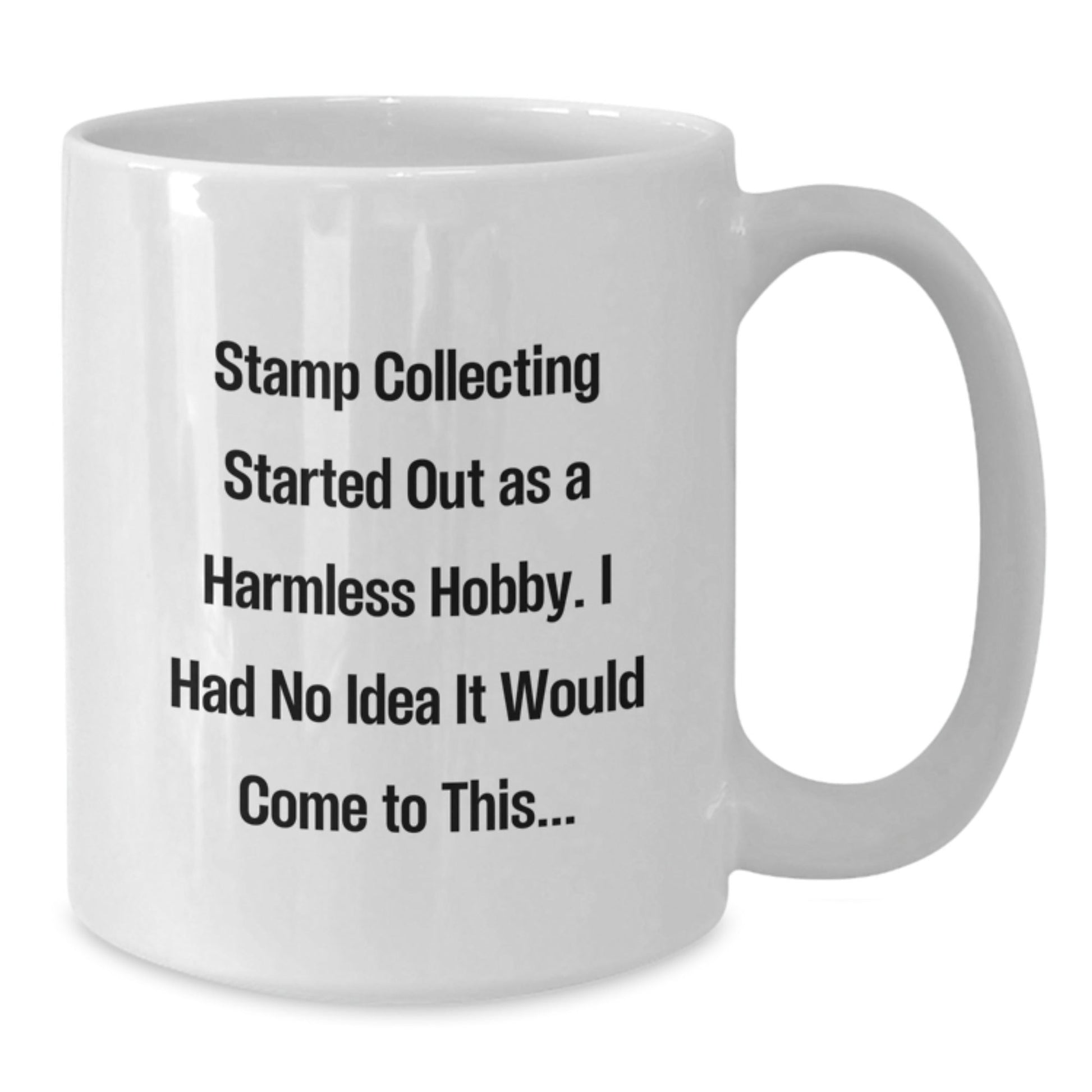 Funny Stamp Collecting Gifts, Inspirational White Coffee Mug for Graduation, Gifts from Friends, Gifts for Stamp Collecting Enthusiasts, 11oz or 15oz Ceramic Mugs - The Buy Boom