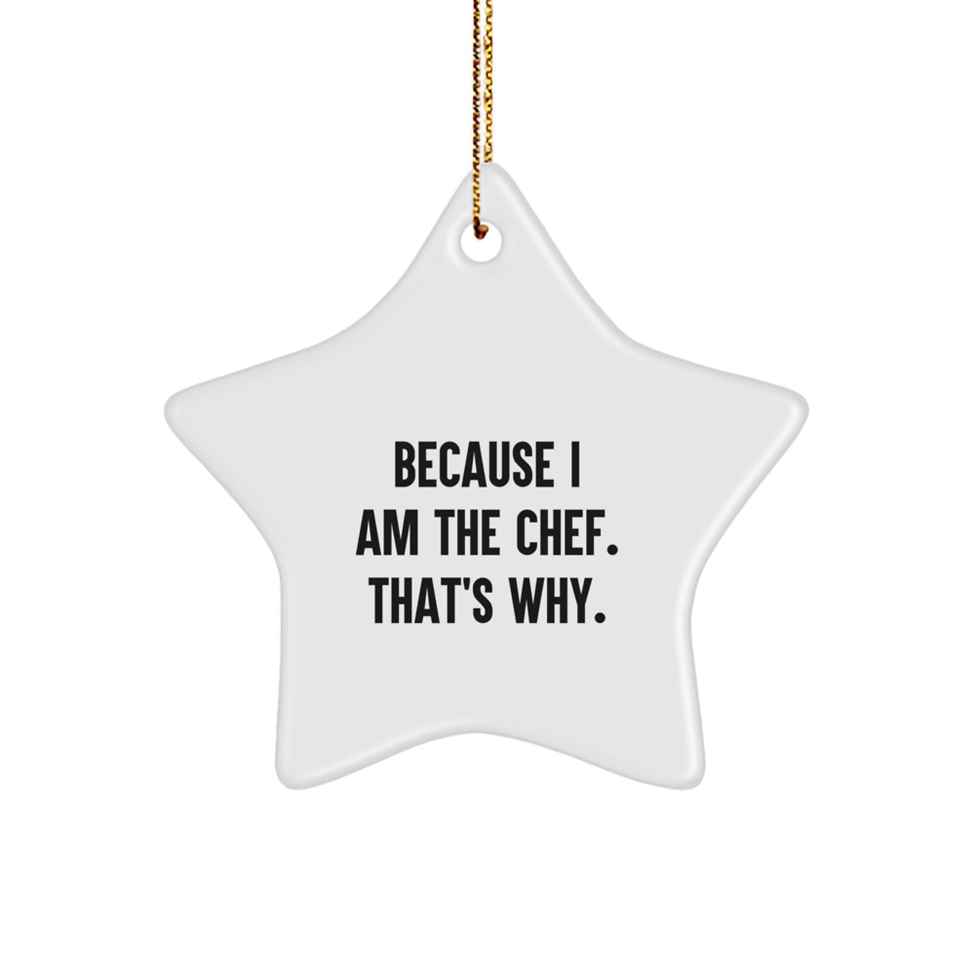 Funny Star Ornaments for Chefs Gifts, Christmas Unique Gifts from Men to Chefs - The Buy Boom