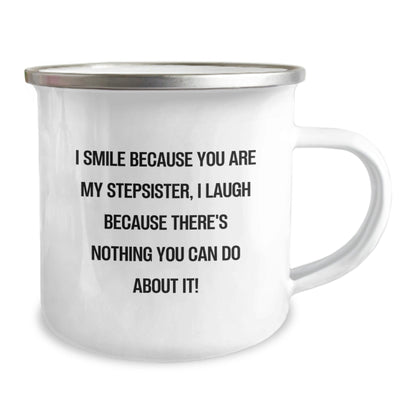Funny Stepsister Camping Mug Gifts from Men to Women Friends Family - Christmas Unique Ideas - The Buy Boom